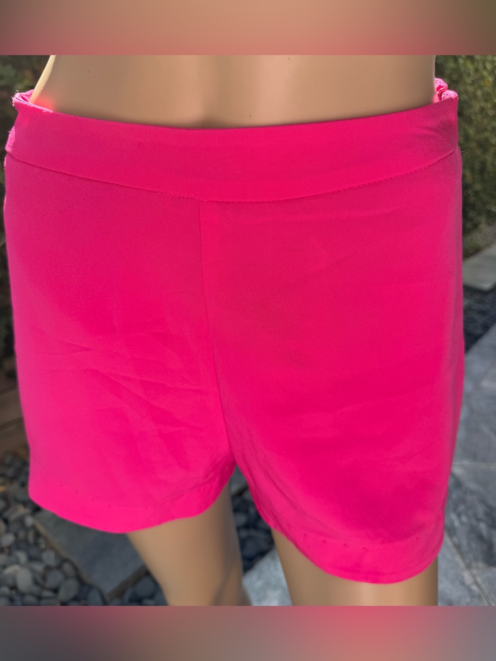 Lush Vibrant Hot Pink Shorts